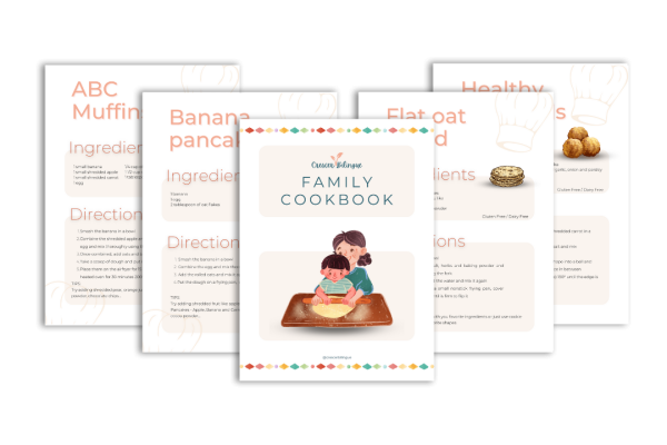 Crescer bilingue family cookbook